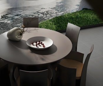 Modern Dining Table And Chairs-ID:888576987