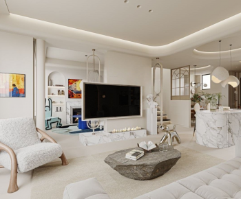 Modern A Living Room-ID:426193004