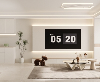 Modern A Living Room-ID:497188093