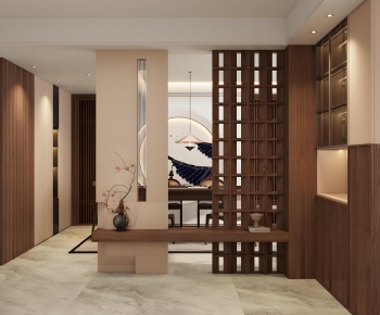 New Chinese Style Hallway-ID:335919952