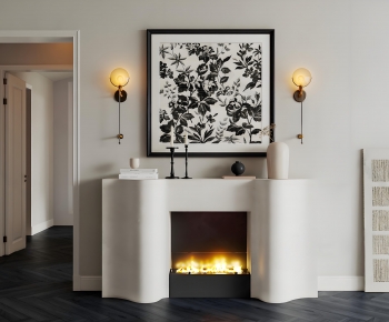 Modern Fireplace-ID:381146916