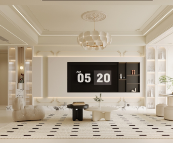 French Style A Living Room-ID:612010964