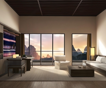 Modern A Living Room-ID:395200975