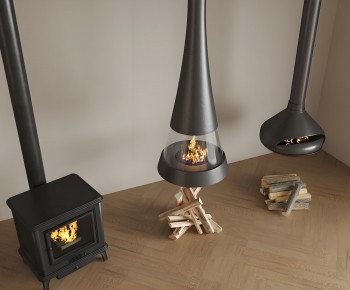 Modern Fireplace-ID:505186083