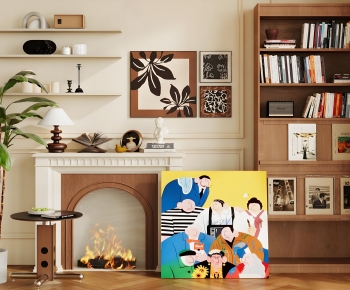 Modern Fireplace-ID:652532106