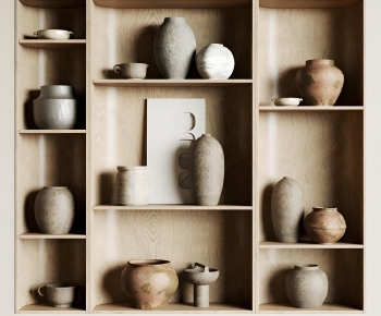 Wabi-sabi Style Clay Pot-ID:554923061