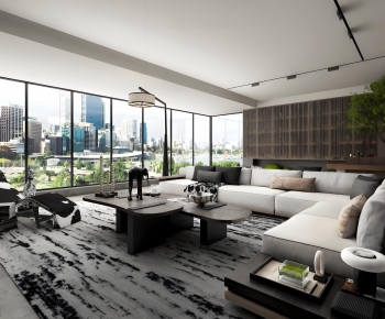 Modern A Living Room-ID:634000067