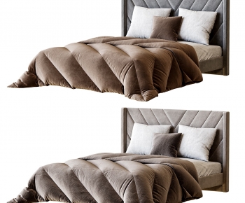 Modern Double Bed-ID:279617077