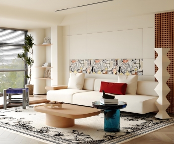 Modern A Living Room-ID:225476984