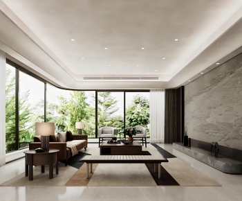 Modern A Living Room-ID:608299025