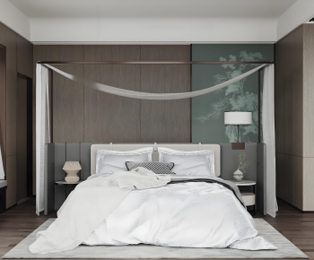 New Chinese Style Bedroom-ID:391592984