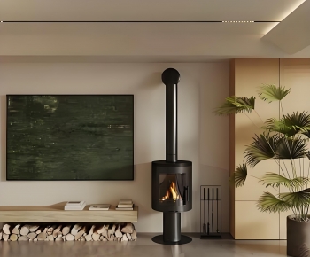 Modern Fireplace-ID:373565919