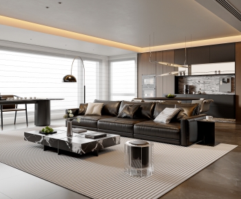 Modern A Living Room-ID:690272096