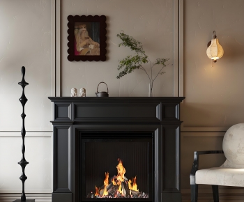 French Style Fireplace-ID:902340436