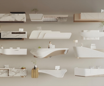 Modern Reception Desk-ID:427999973