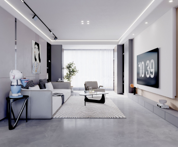 Modern A Living Room-ID:391988041