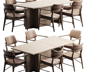 Modern Dining Table And Chairs-ID:352509022