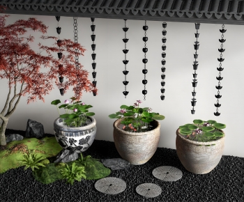 New Chinese Style Rockery Waterscape-ID:486459022