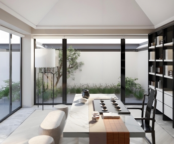 New Chinese Style Tea House-ID:384448056