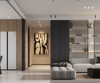 Modern A Living Room-ID:718539957