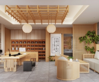 New Chinese Style Teahouse Tea House-ID:859152089