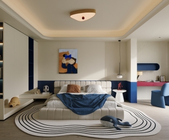 Modern Boy's Room And Son's Room-ID:334338909