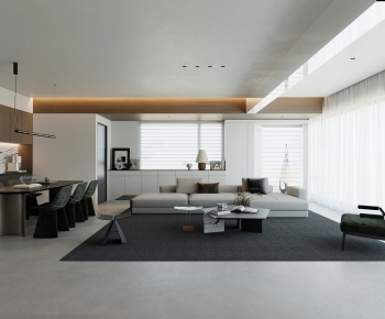 Modern A Living Room-ID:370497947