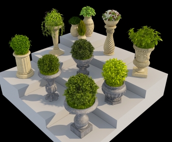 European Style Flower Bed, Flower Bowl, Flower Box-ID:751137976