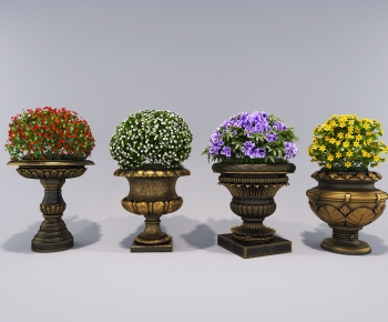 European Style Flower Bed, Flower Bowl, Flower Box-ID:460729613