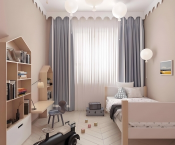 Nordic Style Girl's Room Daughter's Room-ID:466887953