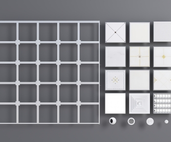 Modern Suspended Ceiling-ID:298631912