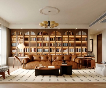 French Style A Living Room-ID:892406945