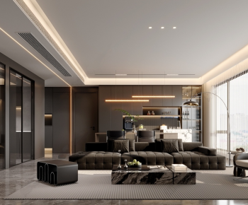 Modern A Living Room-ID:284722094