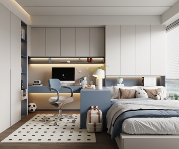 Modern Boy's Room And Son's Room-ID:193464044