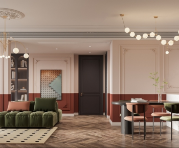 French Style A Living Room-ID:679807906