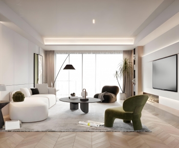 Modern A Living Room-ID:873001105