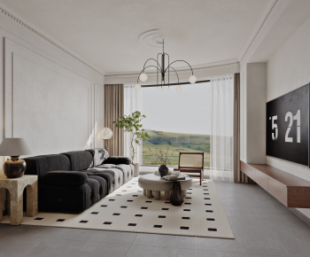 Modern A Living Room-ID:967237009