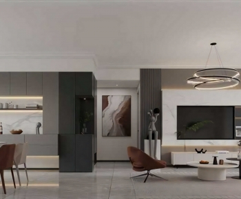 Modern A Living Room-ID:631923915