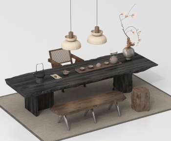 Wabi-sabi Style Tea Tables And Chairs-ID:462812905