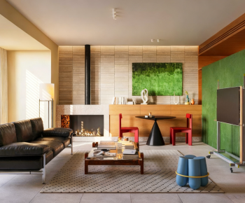 Modern A Living Room-ID:335139048