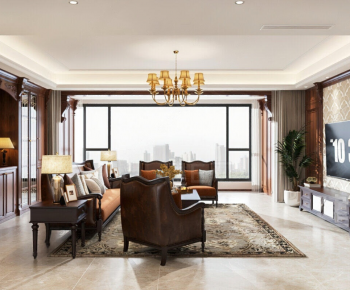 American Style A Living Room-ID:406630045