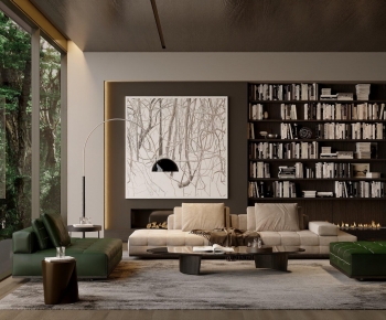 Modern A Living Room-ID:877831016