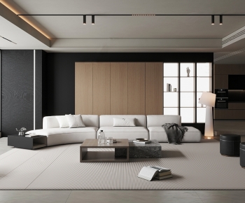 Modern A Living Room-ID:828629972