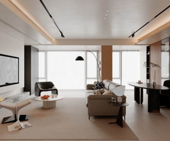 Modern A Living Room-ID:747725964