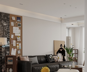 Modern A Living Room-ID:749420882