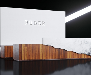 Modern Reception Desk-ID:553795106