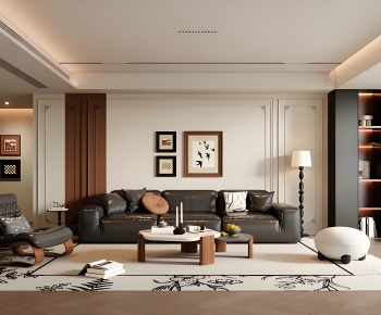Modern A Living Room-ID:835788974
