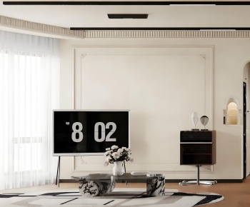 Modern A Living Room-ID:506347899