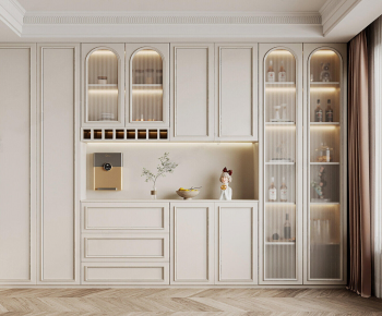 French Style Wine Cabinet-ID:118388894