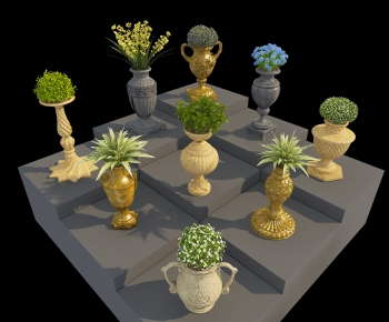 European Style Flower Bed, Flower Bowl, Flower Box-ID:133766892